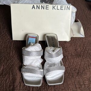 Anne Klein Kids Silver Sandals
